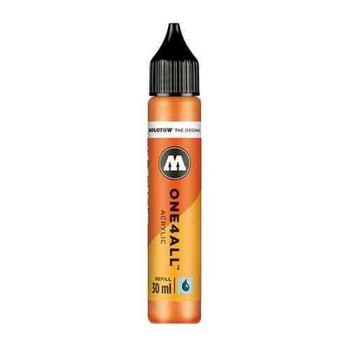 Акриловая заправка Molotow One4All 30 мл 693218 (218) цвет флюр оранжевый neon orange fluorescent арт. 101425705647