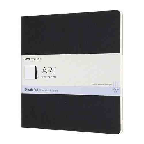 Блокнот для рисования MOLESKINE ART SOFT SKETCH PAD ARTSKPAD5 190x190мм 88стр. мягкая обложка черный (6шт/уп) арт. 946135054