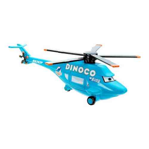 Cars (Mattel)) Тачки литые машинки Делюкс Вертолет Диноко / Dinoco Helicopter (без упаковки) 0102 / Y0539 арт. 1809197900