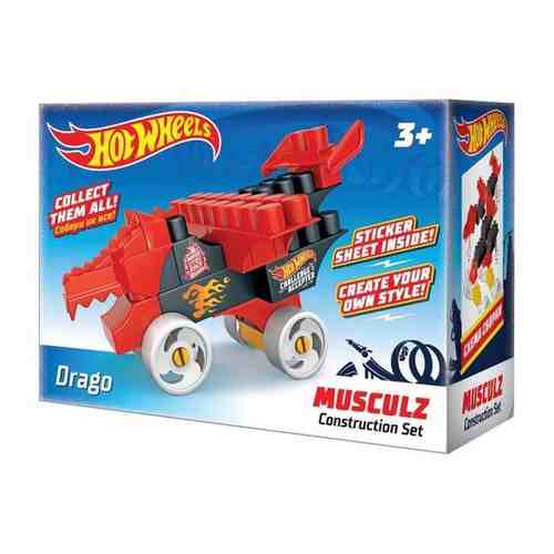 Детская развивающая игрушка конструктор Bauer Hot Wheels машинка Серия Musculz Drago 3+ арт. 515131289