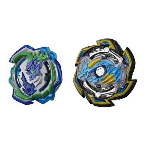 Hasbro Beyblade E7533 Берст Райз Гиперсфера набор из двух волчков Dullahan D5 и Viper Hydrax H5 арт. 899560010