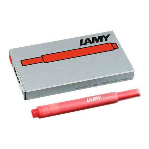 Картриджи LAMY T10 для перьевой ручки, 5 шт./уп, красный арт. 100677454681