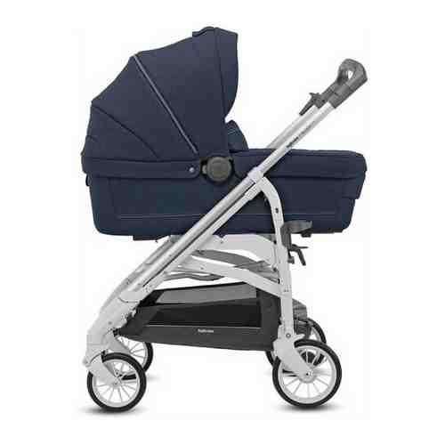 Коляска 2 в 1 Inglesina Trilogy System Duo на шасси Trilogy City White (AA34K6IPB + AE38K3200) Imeral Blue арт. 101391766056