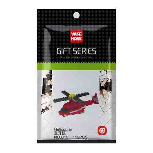 Конструктор Wisehawk & LNO Вертолет 112 деталей NO. B15 helicopter Gift Series арт. 858519861