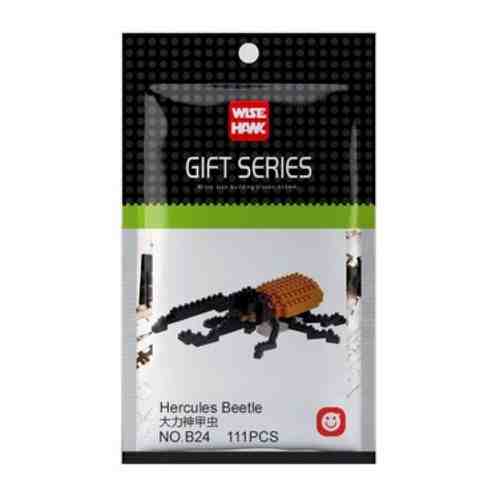 Конструктор Wisehawk & LNO Жук-геркулес 111 деталей NO. B24 Hercules Beetle Gift Series арт. 844292040