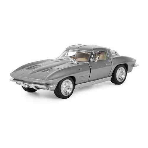 Легковой автомобиль Serinity Toys 1963 Chevrolet Corvette Sting Ray (5358DKT) 1:36, 13 см, красный арт. 101314031925