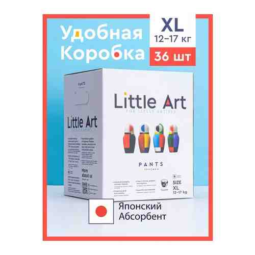 Little Art трусики-подгузники размер XL 12-17 кг, 36 штук арт. 101510624690