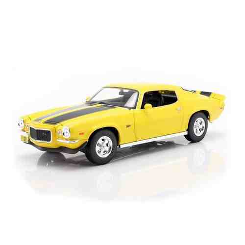 Maisto Машинка Chevrolet Camaro 1971, 1:18 желтая арт. 101765087210