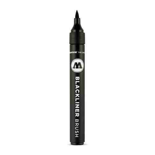 Маркер кисть для каллиграфии и леттеринга MOLOTOW BLACKLINER BRUSH 703212 арт. 101237511035