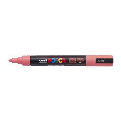 Маркер POSCA PC-5M, кораллово-розовый, 1.8 - 2.5 мм, пул. наконечник 149531 Uni 1386252 арт. 1429761960