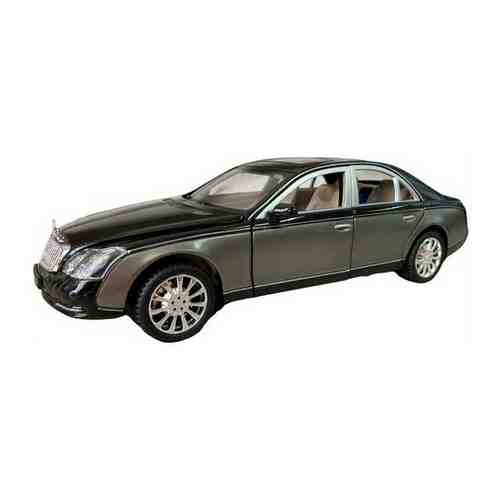 Машинка металлическая инерционная Мерседес-бенц Майбах Maybach 62S 1:24 (цвет серебро, в коробке) арт. 101769969108