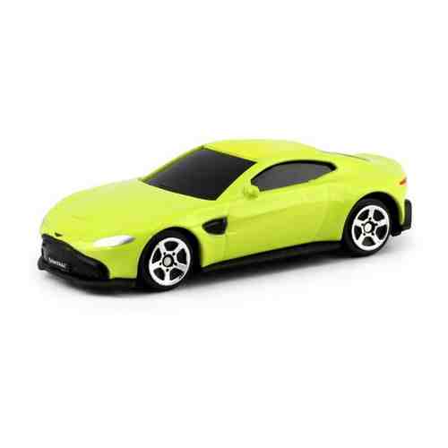 Машинка металлическая Uni-Fortune RMZ City 1:64 Aston Martin Vantage 2018 (цвет желтый) арт. 100980552818