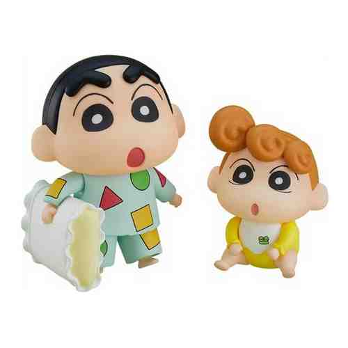 Набор фигурок Good Smile Crayon Shin-chan - Nendoroid - Shinnosuke Nohara (Pajama Ver & Himawari) арт. 1755700314