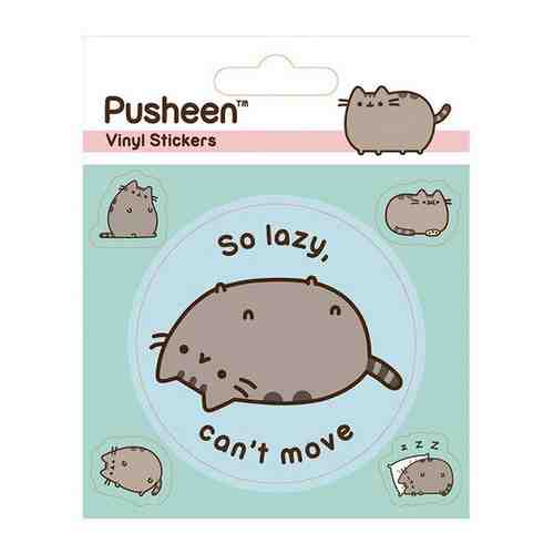 Набор стикеров Pusheen: Lazy арт. 500947042