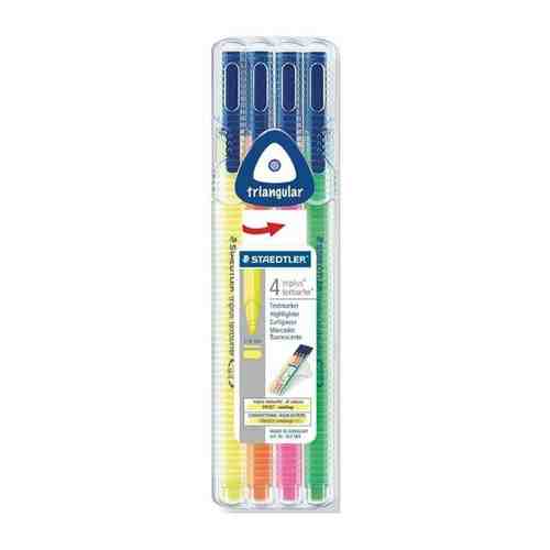 Набор текстовыделителей STAEDTLER 4 шт., ассорти, 