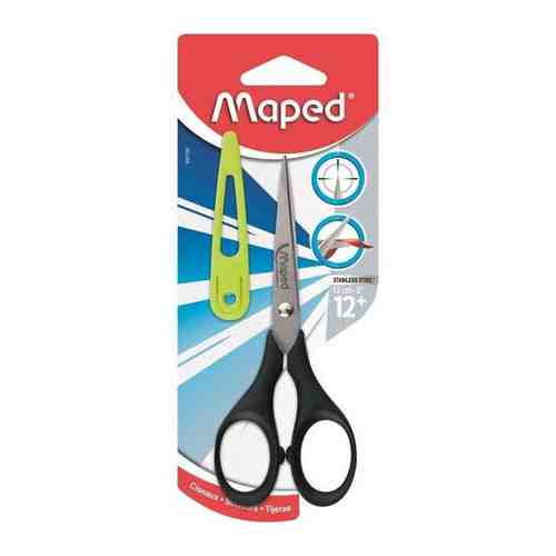 Ножницы детские Maped Precise 130 мм с защитным колпачком, 1360471 арт. 1412424262