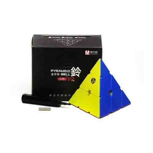 Пирамидка QiYi MoFangGe X-Man Bell Pyraminx V2 Magnetic Color арт. 101326285076