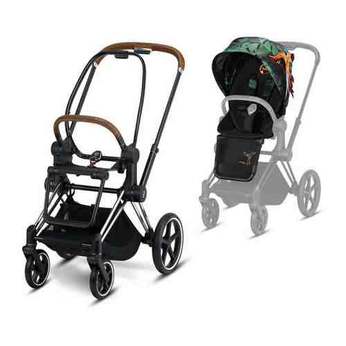 Прогулочная коляска Cybex Priam III Birds of Paradise на шасси Matt Black арт. 100801207735