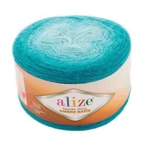 Пряжа Alize Angora Gold Ombre Batik 7245 (бирюзовый) 4 шт. арт. 101577100818