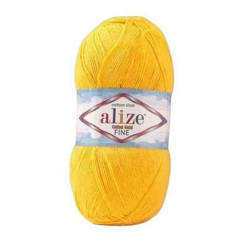 Пряжа Alize,Cotton Gold Fine Baby,100 г,470 м,Цвет № 55 Белый арт. 1414509901