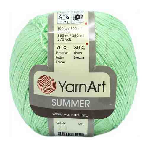 Пряжа для вязания YarnАrt 'Summer' 100гр 350м (70% хлопок, 30% вискоза) (127 меланж), 4 мотка арт. 101504605816