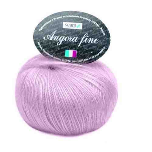 Пряжа Seam Angora Fine Цвет. 153207, сиреневый, 2 мот., мохер - 50%, нейлон - 50% арт. 101649269696