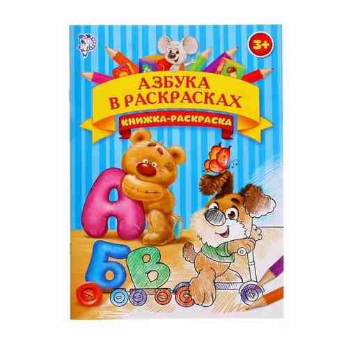 Раскраска «Азбука в раскрасках», 16 стр., формат А4 арт. 101336299012