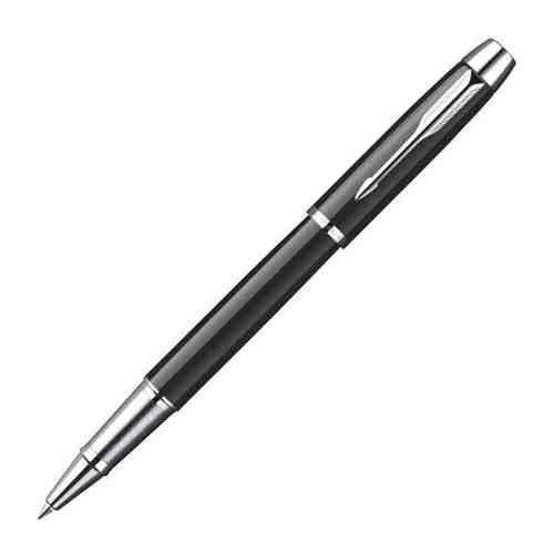 Ручка Parker S0856350 Ручка-роллер Parker IM Metal, T221, цвет: Black CT, стержень: Fblack (№ 103) арт. 1433253611