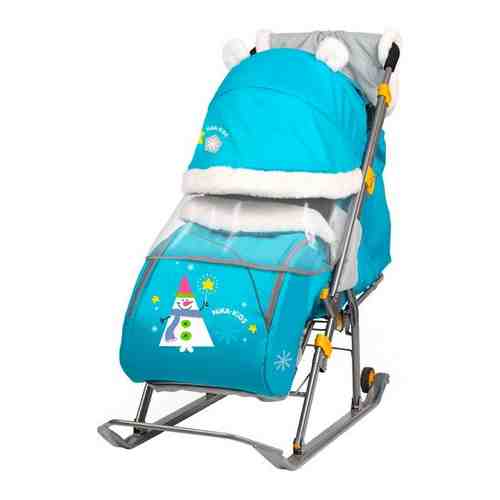 Санки коляска Ника детям 6, цвет: шоколад Nika Kids 1873079 . арт. 1728633884