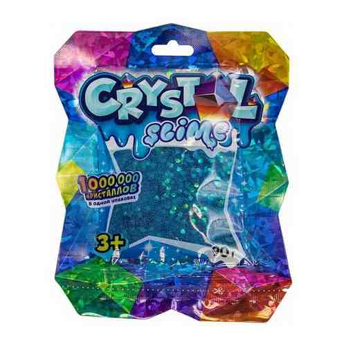 Слайм Slime Crystal, голубой, 90г, дой-пак арт. 101107479154