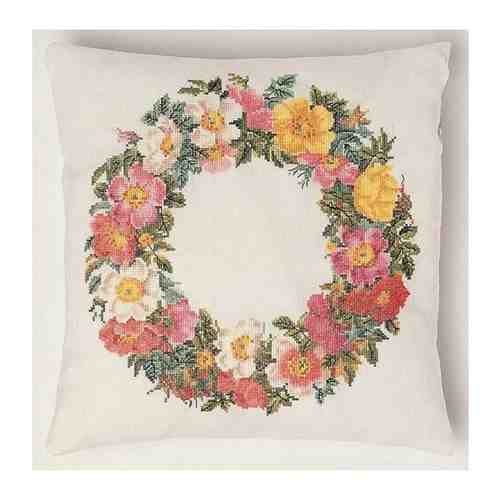 Thea Gouverneur 2073 Cushion With Roses Счетный крест 34 x 34 см Набор для вышивания арт. 101453503774