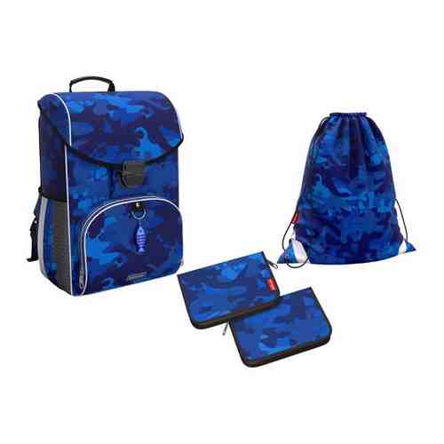 Ученический ранец ErichKrause® ErgoLine® 15L Sea Camo арт. 101191878400