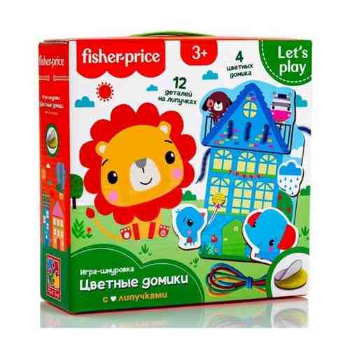 Vladi Toys Игра-шнуровка Fisher Price «Цветные домики» арт. 101477933887